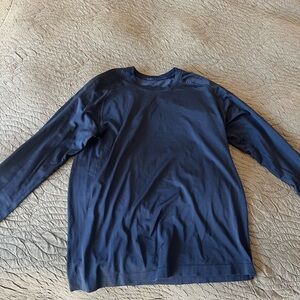 Nike Men's Navy Blue Long Sleeve Shirt